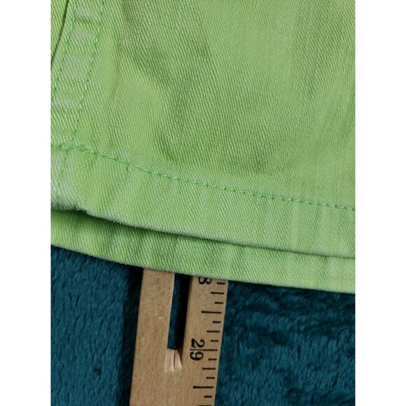 Tommy Hilfiger Jeans Size 6 Womens Green Pants Stretch Mid Rise Hipster Bootcut - Picture 8 of 13